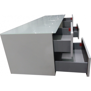 Тумба для ТВ Sonorous LB 1540 GWHT OAK